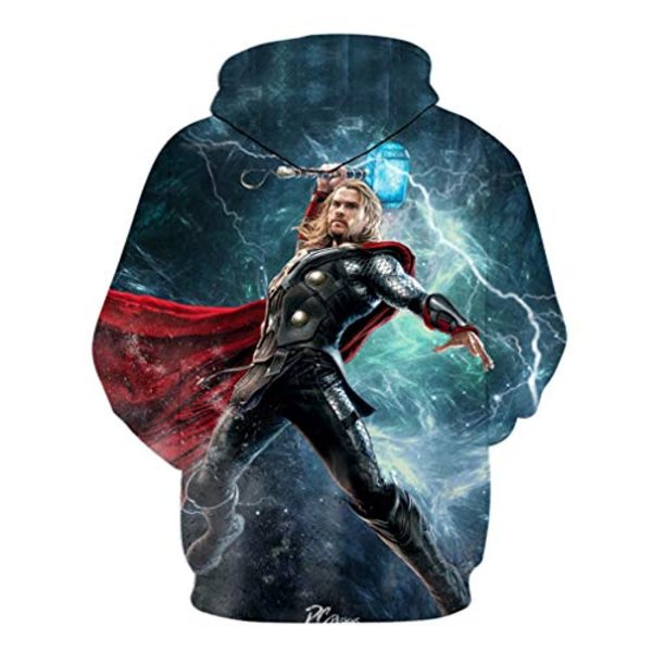 Thor Hoodies - 3D Print Long Sleeve Pullover Hooded Sweatshirt
