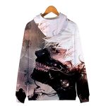 Tokyo Ghoul Hoodie Jacket - Kaneki Ken Hoody Pullovers Sweatshirt