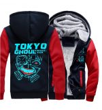 Tokyo Ghoul Jackets - Solid Color Tokyo Ghoul Anime Series Luminous Super Cool Fleece Jacket
