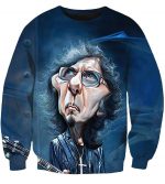 Tony Iommi Hoodies - Pullover Blue Hoodie