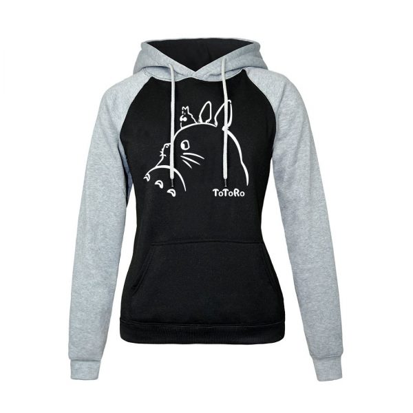 Totoro Hoodies - Totoro Hoodie Series Totoro Women Hoodie Super Cute Fleece Hoodie