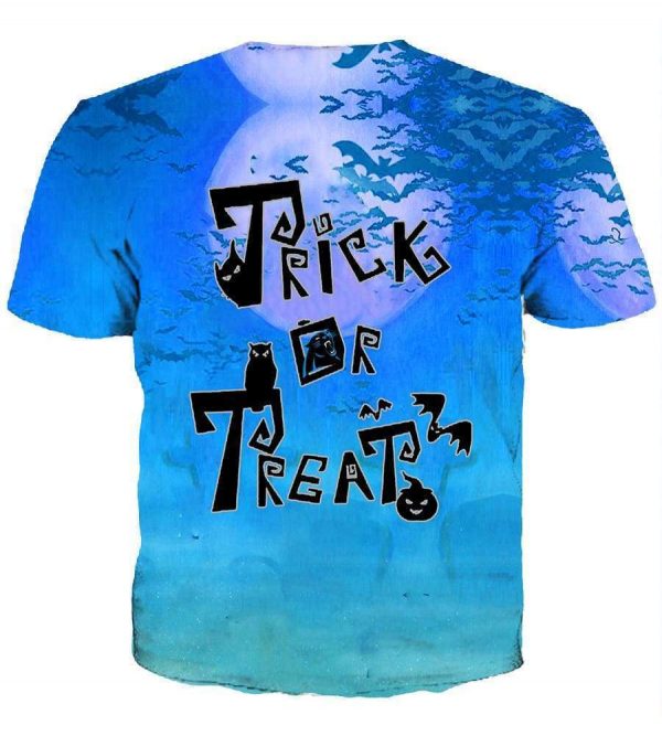 Trick or Treat Carolina Panthers Hoodies - Pullover Blue Hoodie