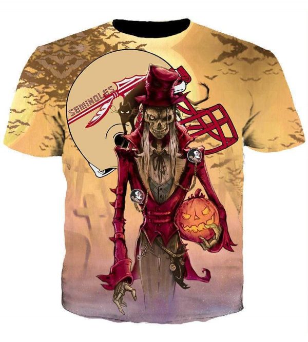 Trick or Treat Florida State Seminoles Hoodies - Pullover Yellow Hoodie