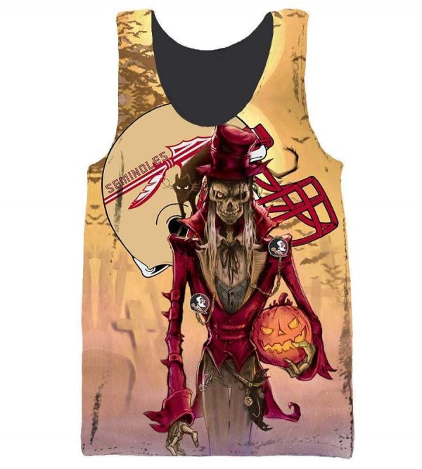 Trick or Treat Florida State Seminoles Hoodies - Pullover Yellow Hoodie