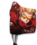 Trigun Flannel Hooded Blanket