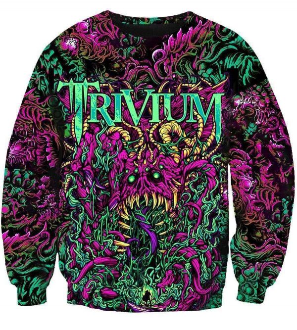 Trivium Hoodies - Pullover Purple Hoodie