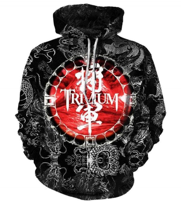 Trivium Jiang Jun Hoodies - Pullover Black Hoodie