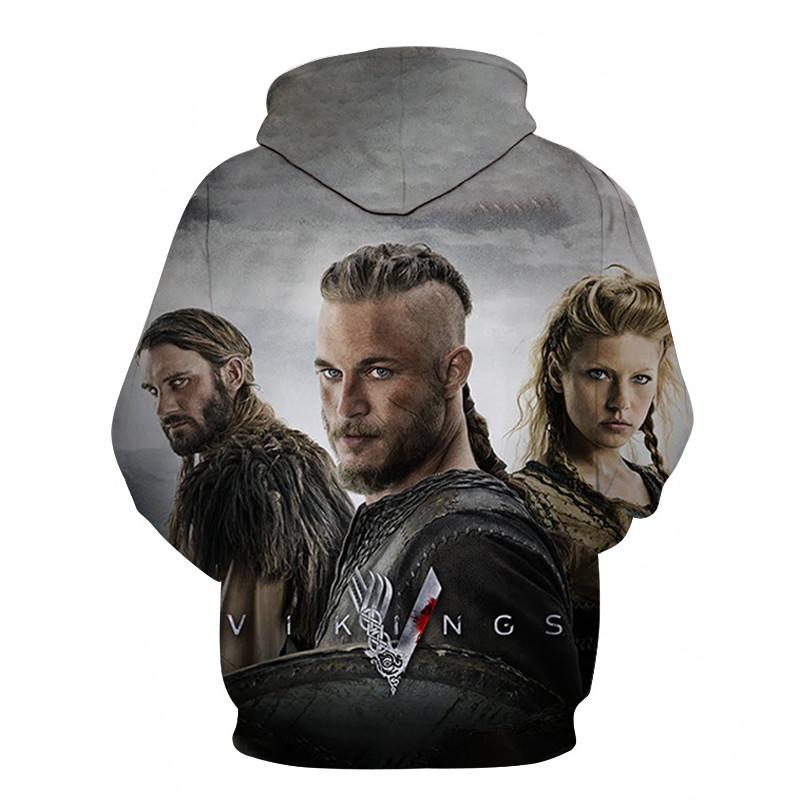 TV Series 3D Printed Vikings Fashion Sweatshirt Hoodies