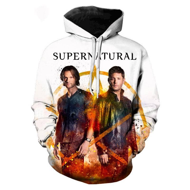 TV Series Supernatural Hoodies - 3D Hooded Sweatshirts