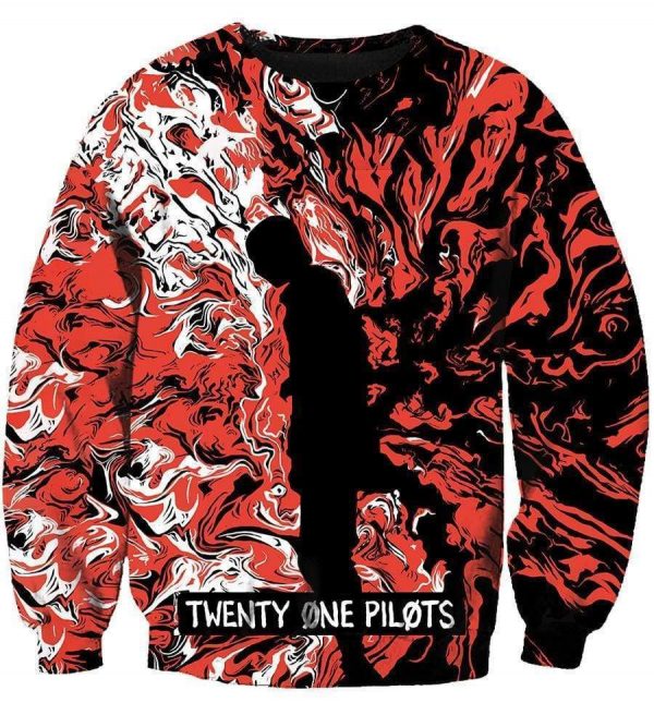Twenty One Pilots Hoodies - Pullover Red Hoodie
