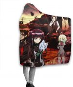 Twin Star Exorcists Flannel Hooded Blanket