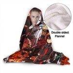 Twin Star Exorcists Flannel Hooded Blanket