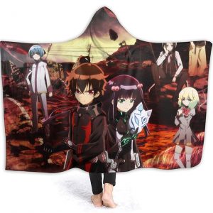 Twin Star Exorcists Flannel Hooded Blanket