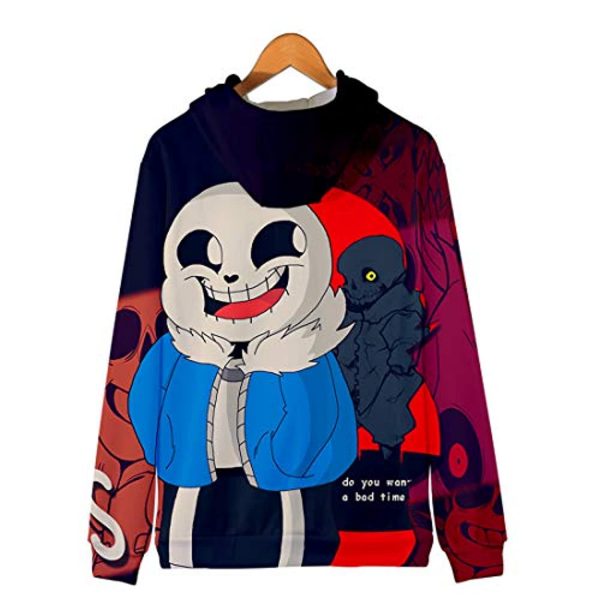 Undertale Jacket - Sans Red 3D Print Zip Up Jacket