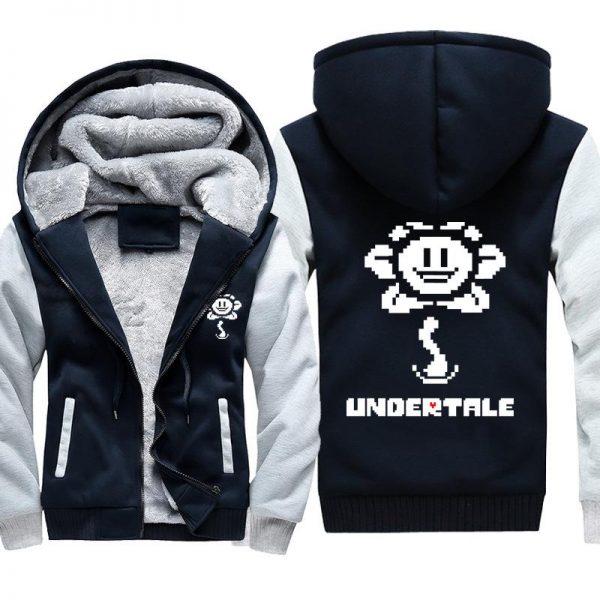 Undertale Jackets - Solid Color Undertale Floret Super Cool Fleece Jacket