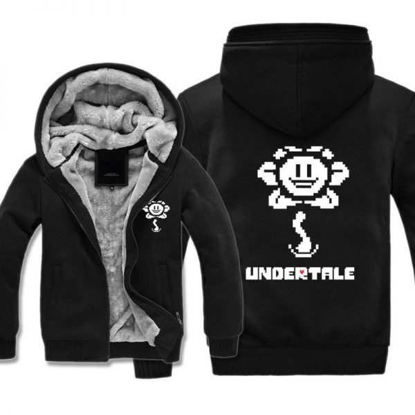 Undertale Jackets - Solid Color Undertale Floret Super Cool Fleece Jacket