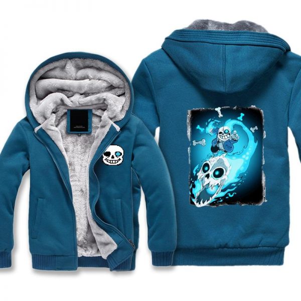 Undertale Jackets - Solid Color Undertale Game Icon Super Cool Fleece Jacket