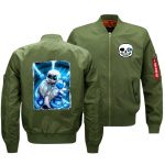Undertale Jackets - Solid Color Undertale Game LOGO Icon Flight Suit Fleece Jacket