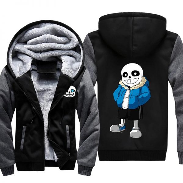 Undertale Jackets - Solid Color Undertale Game Series Character Super Cool Fleece Jacket