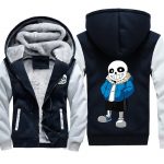 Undertale Jackets - Solid Color Undertale Game Series Character Super Cool Fleece Jacket
