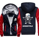 Undertale Jackets - Solid Color Undertale Game Series Icon Super Cool Fleece Jacket