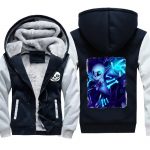 Undertale Jackets - Solid Color Undertale Throw The Bone Super Cool Fleece Jacket