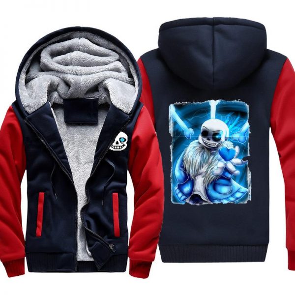 Undertale Jackets - Solid Color Undertale Trial Eye Super Cool Fleece Jacket