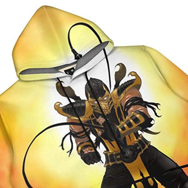 Unisex 3D Hooded Sweatshirt - Mortal Kombat Pullover Hoodies
