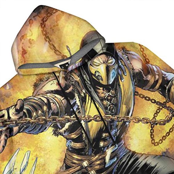 Unisex 3D Hooded Sweatshirt - Mortal Kombat Pullover Hoodies