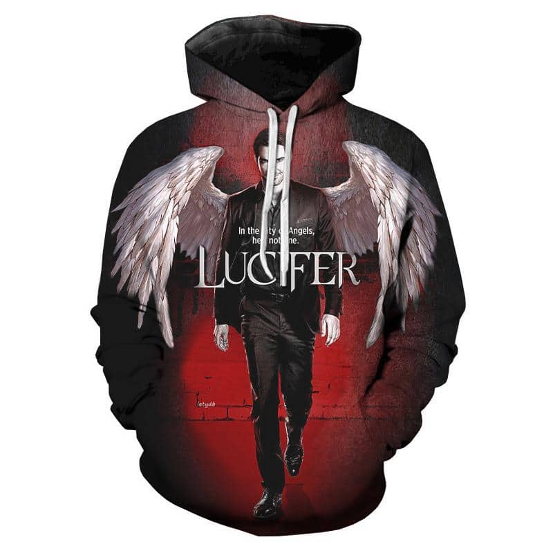 Unisex 3D Printed Lucifer Hoodies - TV Series Sweatshirts