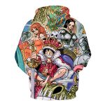 Unisex Anime One Piece 3D Printed Hoodie - Monkey D Luffy Pullover Sweatshirt Hoodies