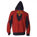 Unisex Asuka Langley Soryu Hoodies EVA Zip Up 3D Print Jacket