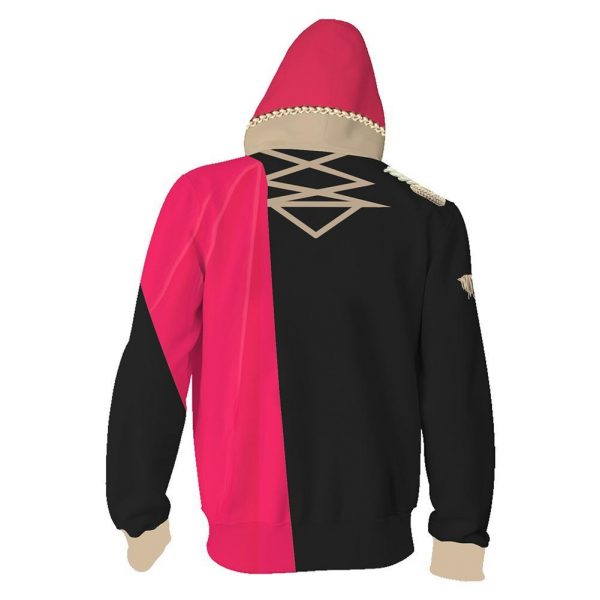 Unisex BLACK EAGLE Hoodies Fire Emblem: Three Houses Zip Up 3D Print Hoodies
