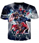 Unisex Captain America 3D Print Fashion Hoodies