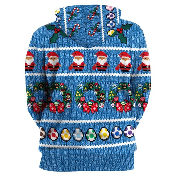 Unisex Cartoon 3D Print Hooded Pullover Sweatshirts Hoodies