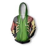 Unisex Cartoon Rick And Morty 3D Print Sweatshirt Zip Up Hoodie