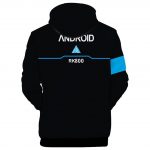 Unisex Connor RK800 Hoodies——Detroit Become Human Pullover 3D Print Hoodies