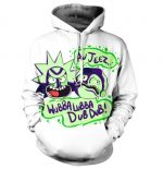 Unisex Fashion Anime Men's Novelty 3D Hoodie - Funny Cartoon Rick and Morty Sweatshirt