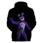 Unisex Five Nights at Freddy Hoodie 3D Print Pullover Cosplay Hooded Sweatshirt Costume for Men Kids