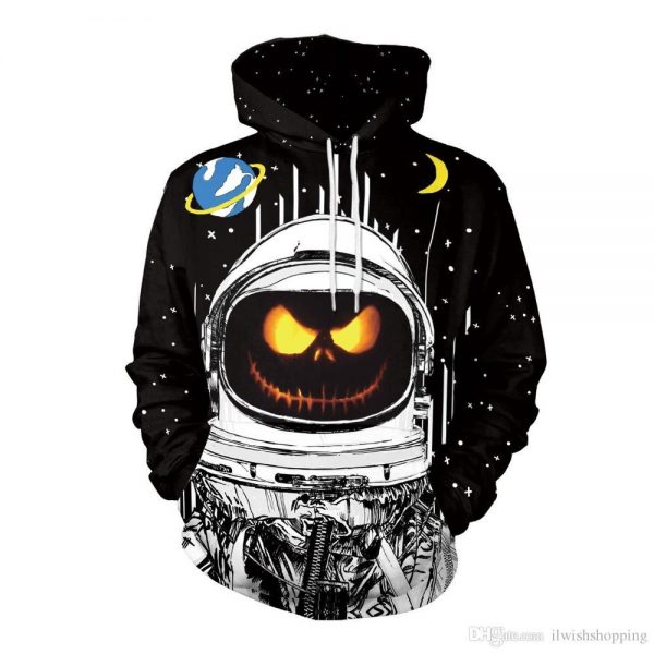 Unisex Funny Halloween Hoodies With Different Patterns
