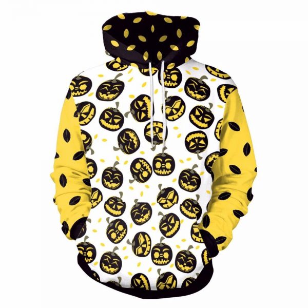 Unisex Funny Halloween Hoodies With Different Patterns