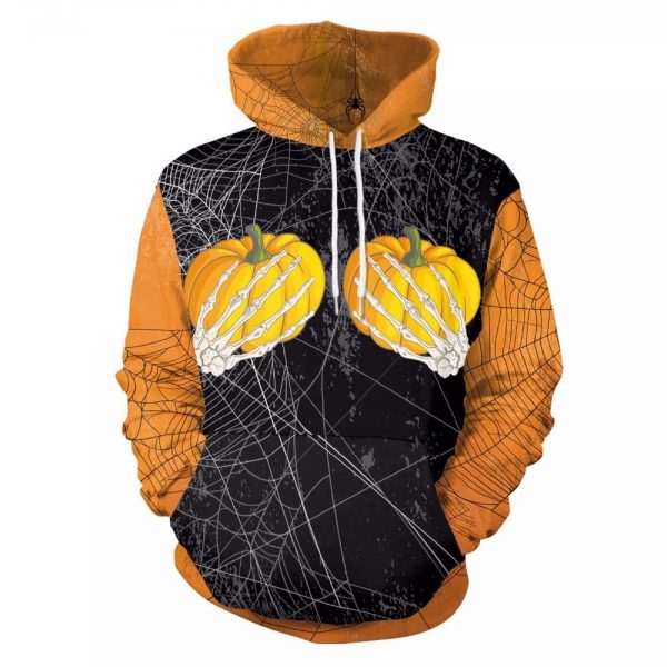Unisex Funny Halloween Hoodies With Different Patterns