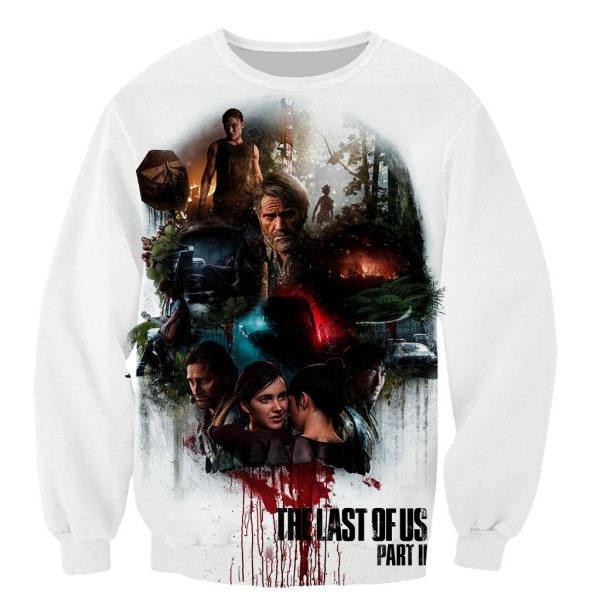 Unisex Game The Last of Us: Part II 3D Printed Hoodie Pullover Sweatshirt