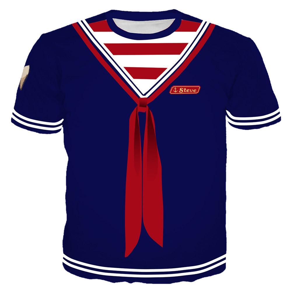 Ahoy Steve Costume - Stranger Things T-Shirt - The Shirt List