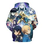 Unisex Sword Art Online SAO Anime 3D Print Pullover Hoodie Sweatshirt