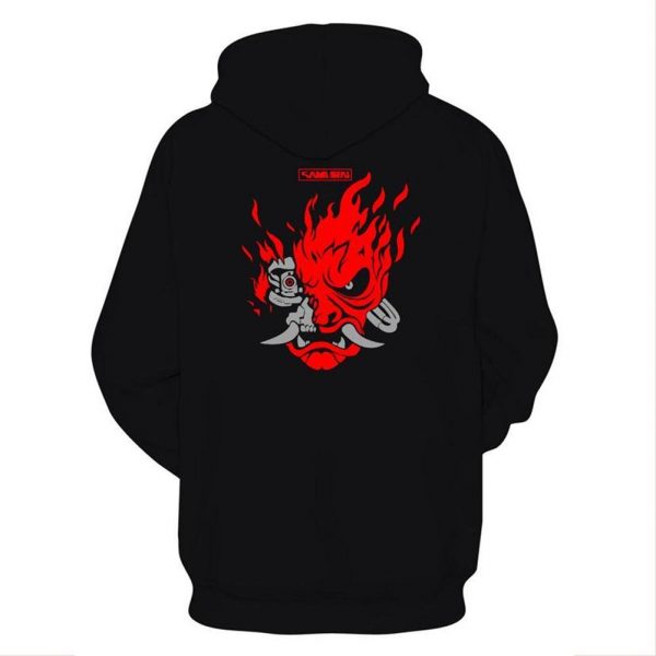 Unisex Teen Cyberpunk 2077 Pullover Hoodie