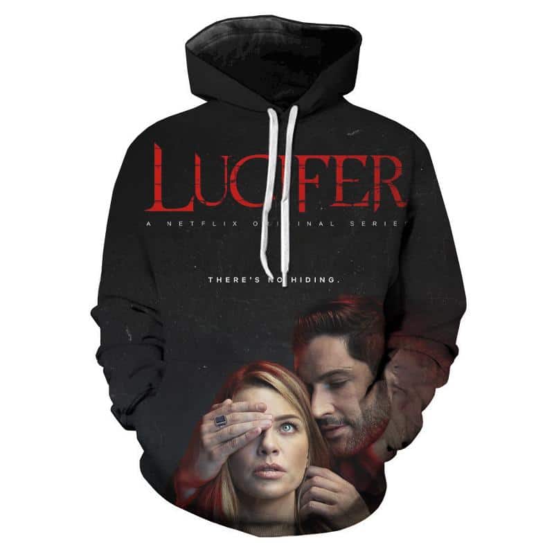 Unisex TV Series 3D Printed Lucifer Hooded Sweatshirts Hoodies