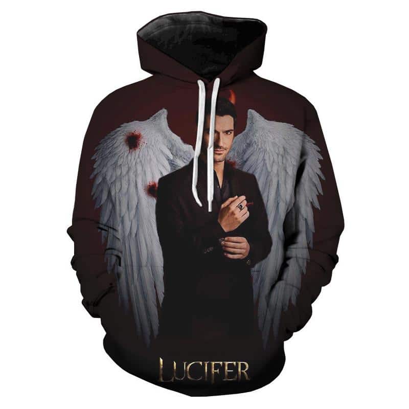 Unisex TV Series Lucifer Hoodies - 3D Printed Sweatshirts