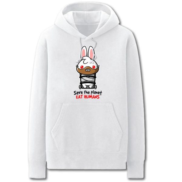 Usavich Hoodies - Solid Color Cute Usavich Cartoon Style Fleece Hoodie