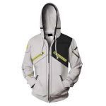 Valorant 3D Print Zipper Up Sweatshirt Hoodie